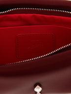 Maykimay Bordeaux Elastane & Calf Leather Clutch