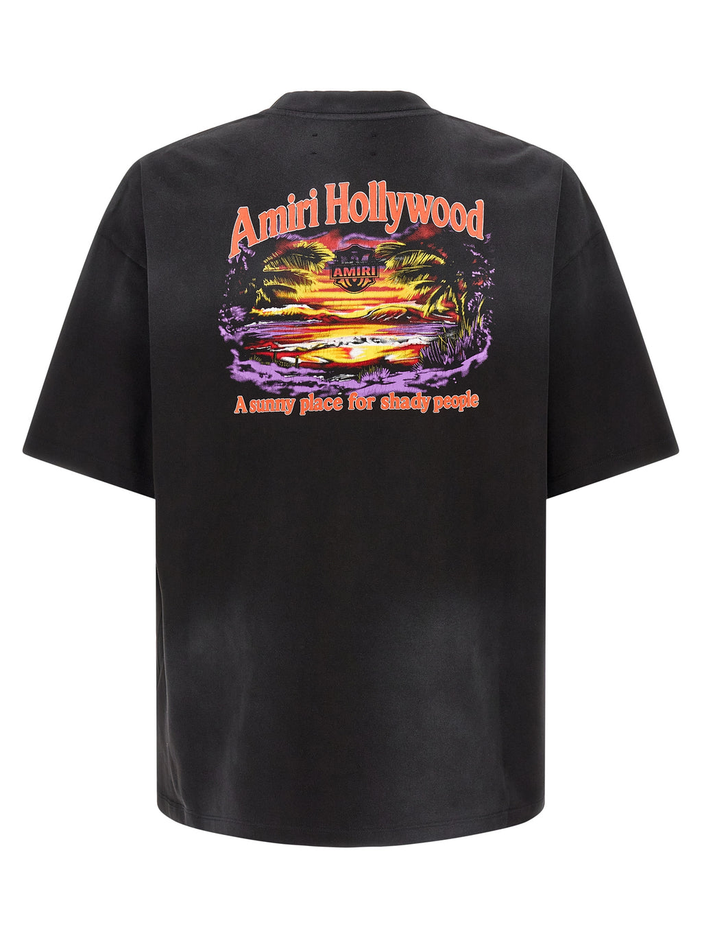 Oversized Black Cotton T-Shirt
