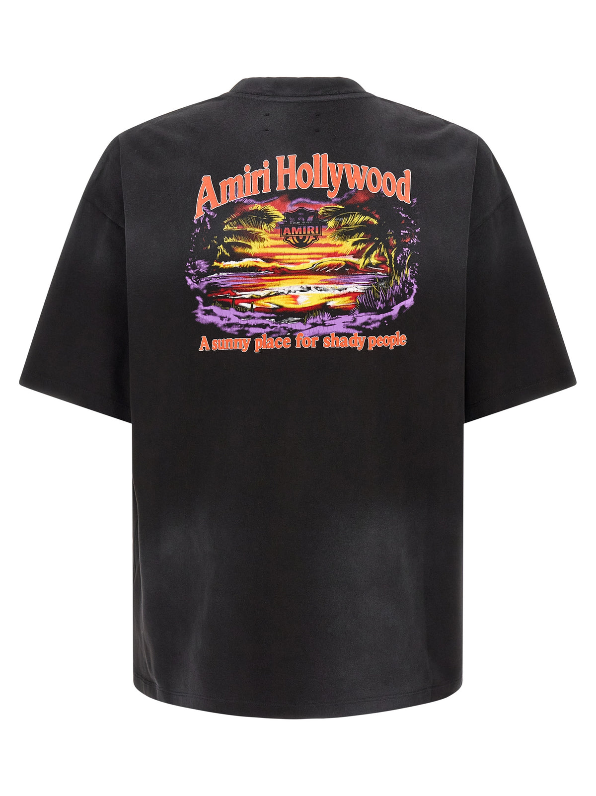 Oversized Black Cotton T-Shirt