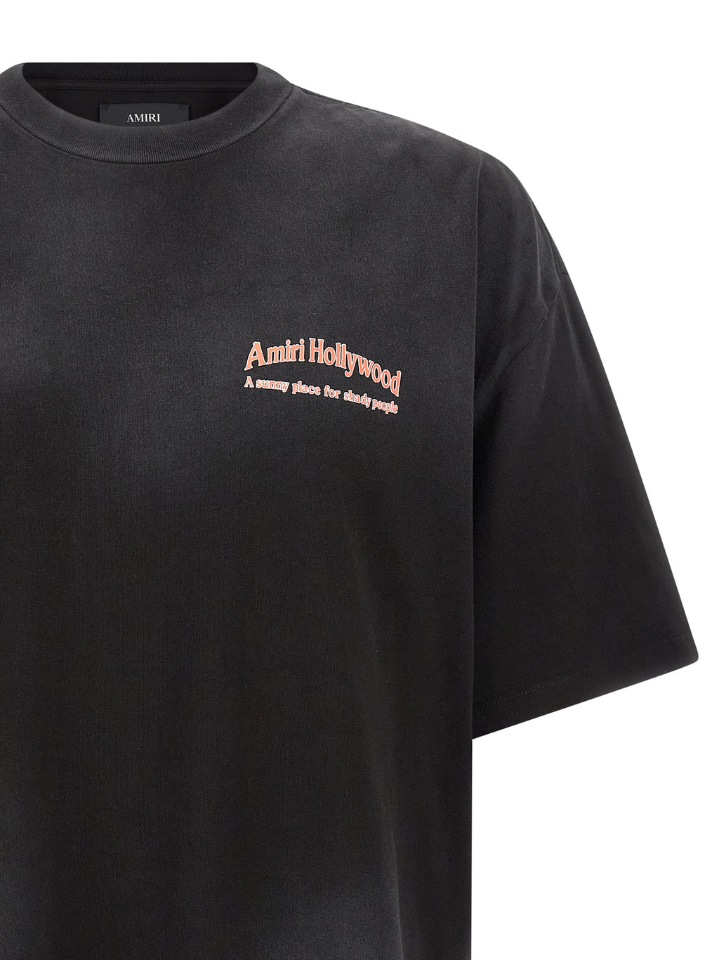 Oversized Black Cotton T-Shirt