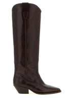 Bordeaux Cowhide Denvee Over‑The‑Knee Boots
