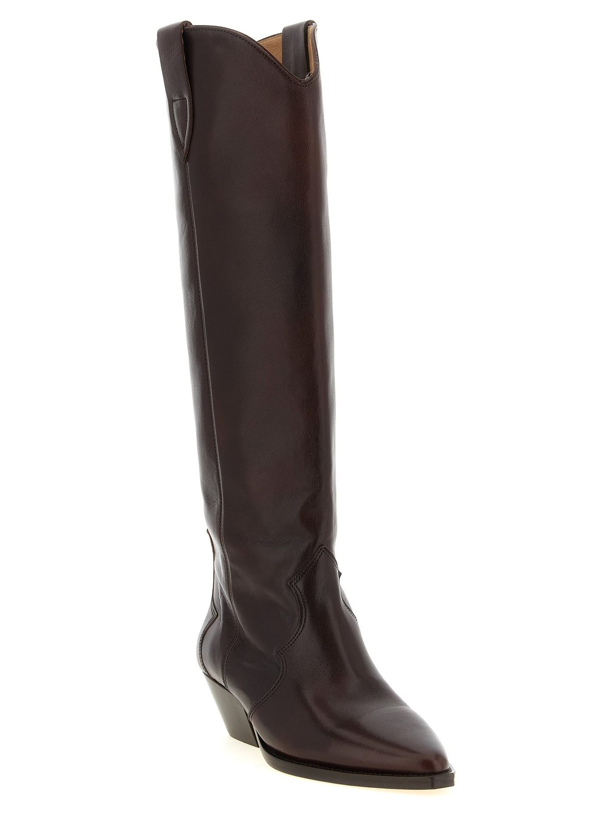 Bordeaux Cowhide Denvee Over‑The‑Knee Boots