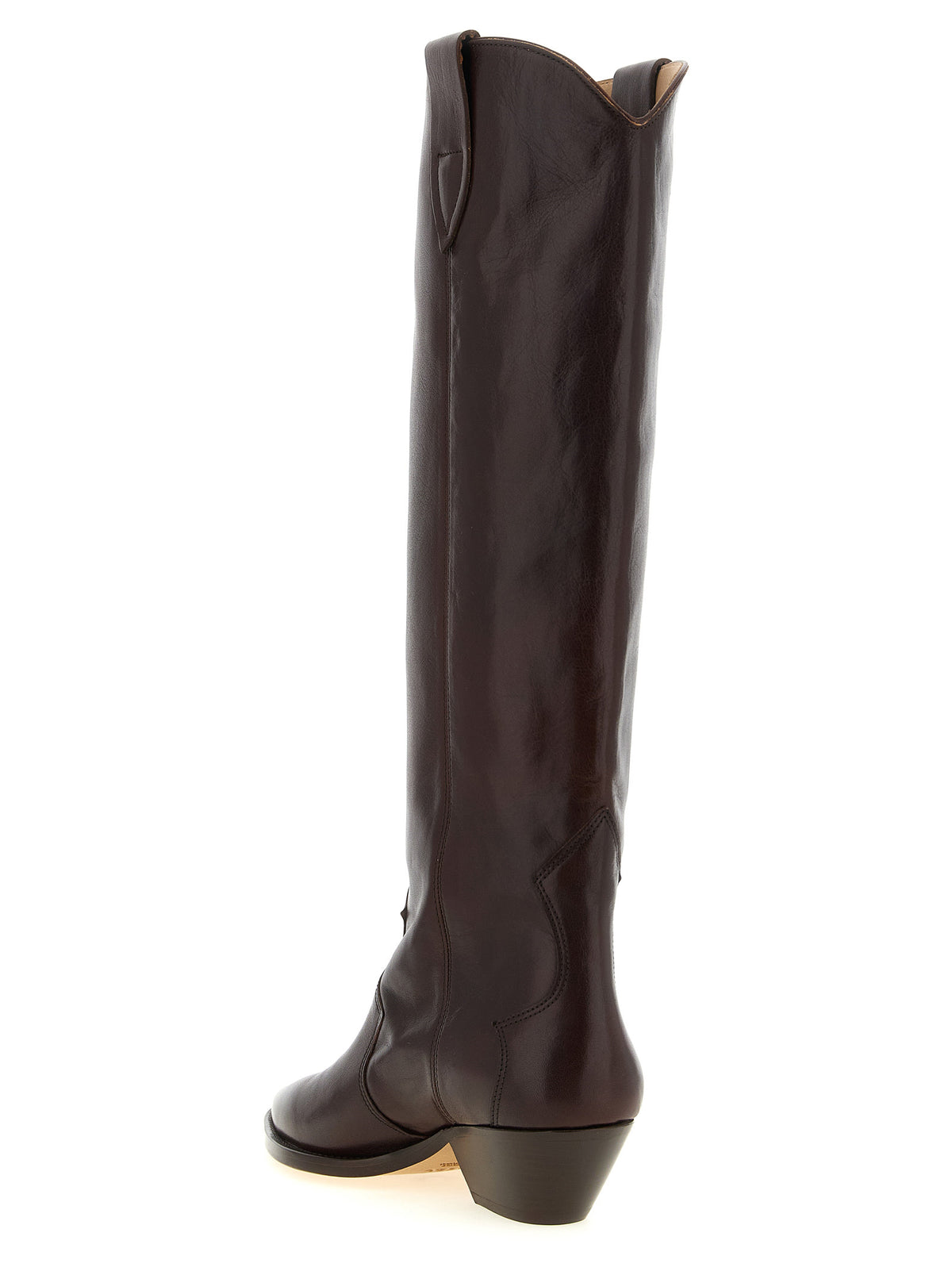 Bordeaux Cowhide Denvee Over‑The‑Knee Boots
