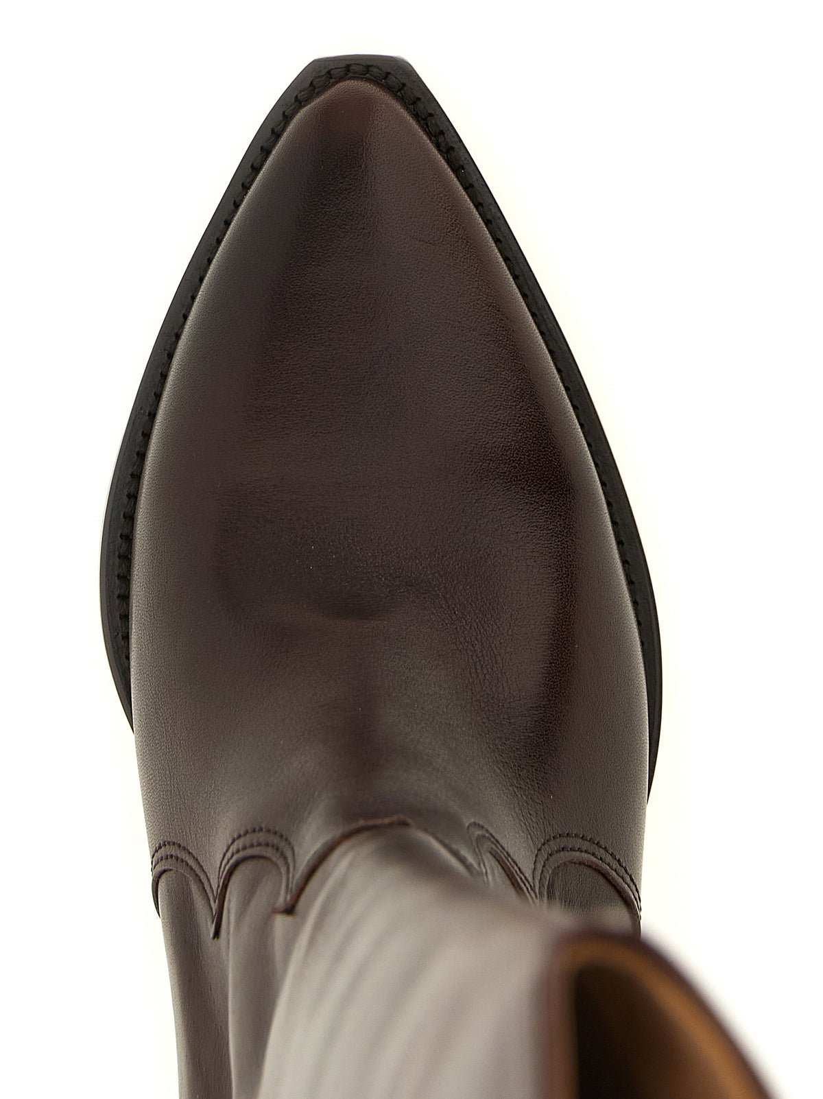 Bordeaux Cowhide Denvee Over‑The‑Knee Boots