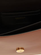 Calfskin Double Gancini Crossbody Bag
