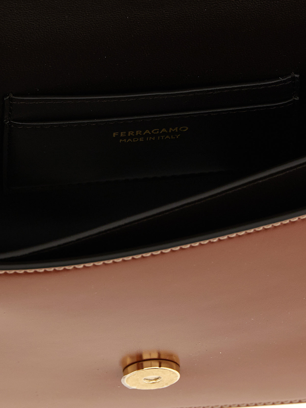 Calfskin Double Gancini Crossbody Bag
