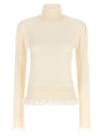 Merino Wool Turtleneck Cardigan