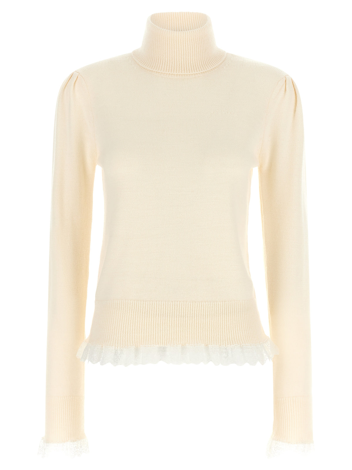 Merino Wool Turtleneck Cardigan