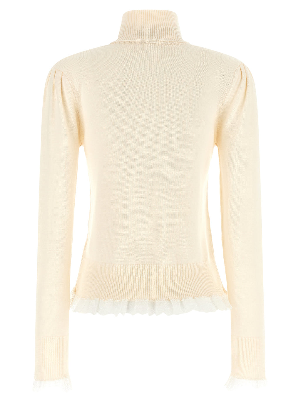 Merino Wool Turtleneck Cardigan