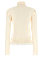 Merino Wool Turtleneck Cardigan