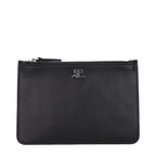 Black Leather Coin Purse