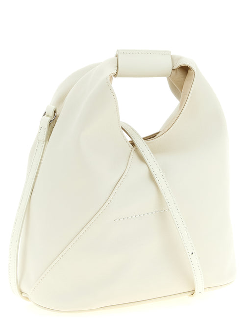 Compact Creamy White Polyurethane Crossbody Bag
