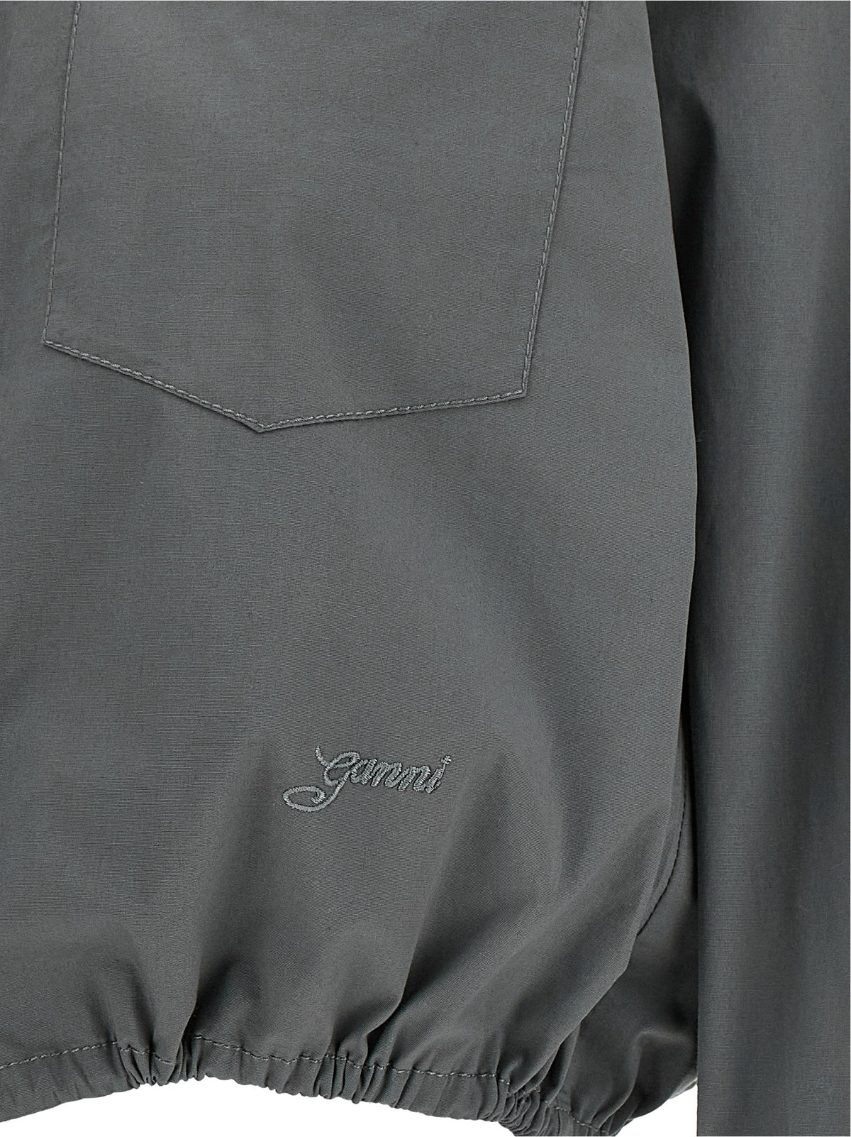 Cropped Stretch Cotton Shirt