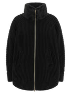 Wool Cardigan Maglia Collo Alto