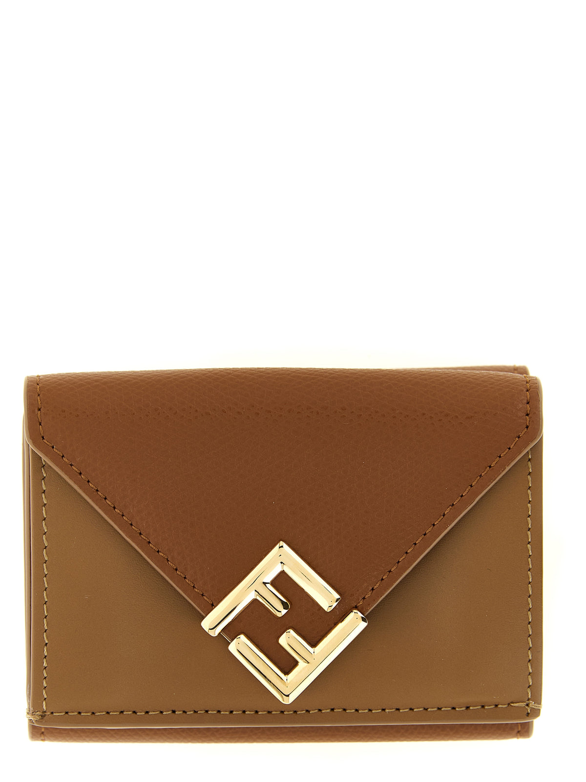 Mini Trifold Calfskin FF Wallet