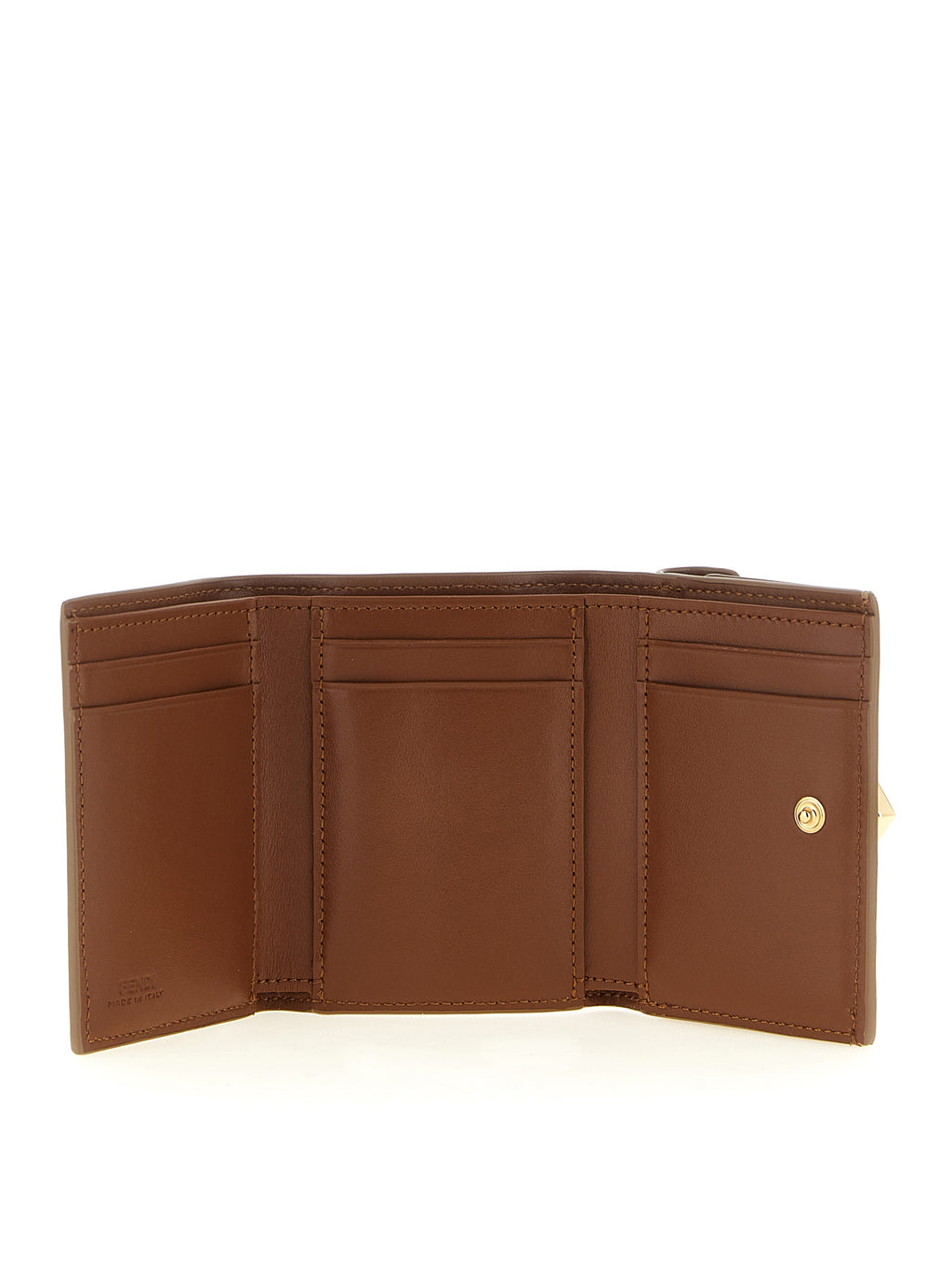 Mini Trifold Calfskin FF Wallet