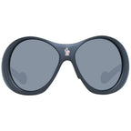 Black Plastic Round Sunglasses