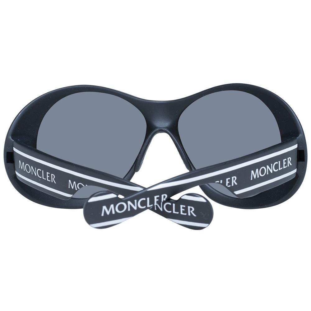 Black Plastic Round Sunglasses