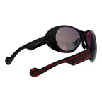 Black Plastic Oval Sunglasses
