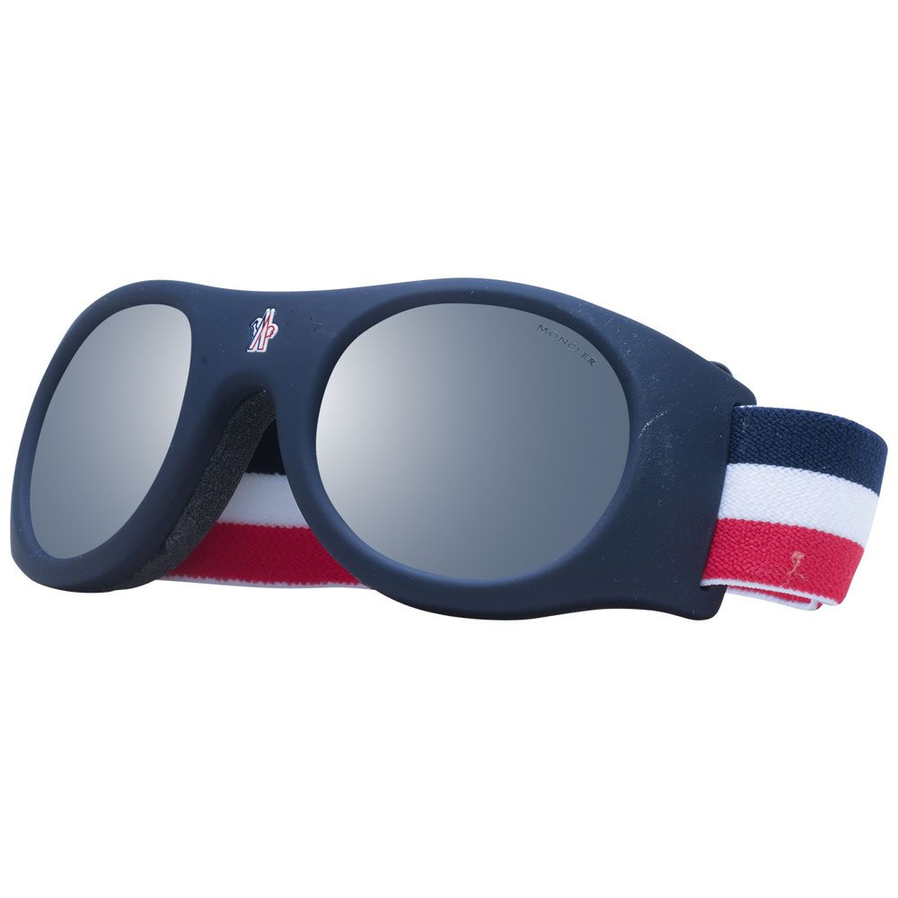 Blue Plastic Sport Sunglasses