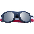 Blue Plastic Sport Sunglasses