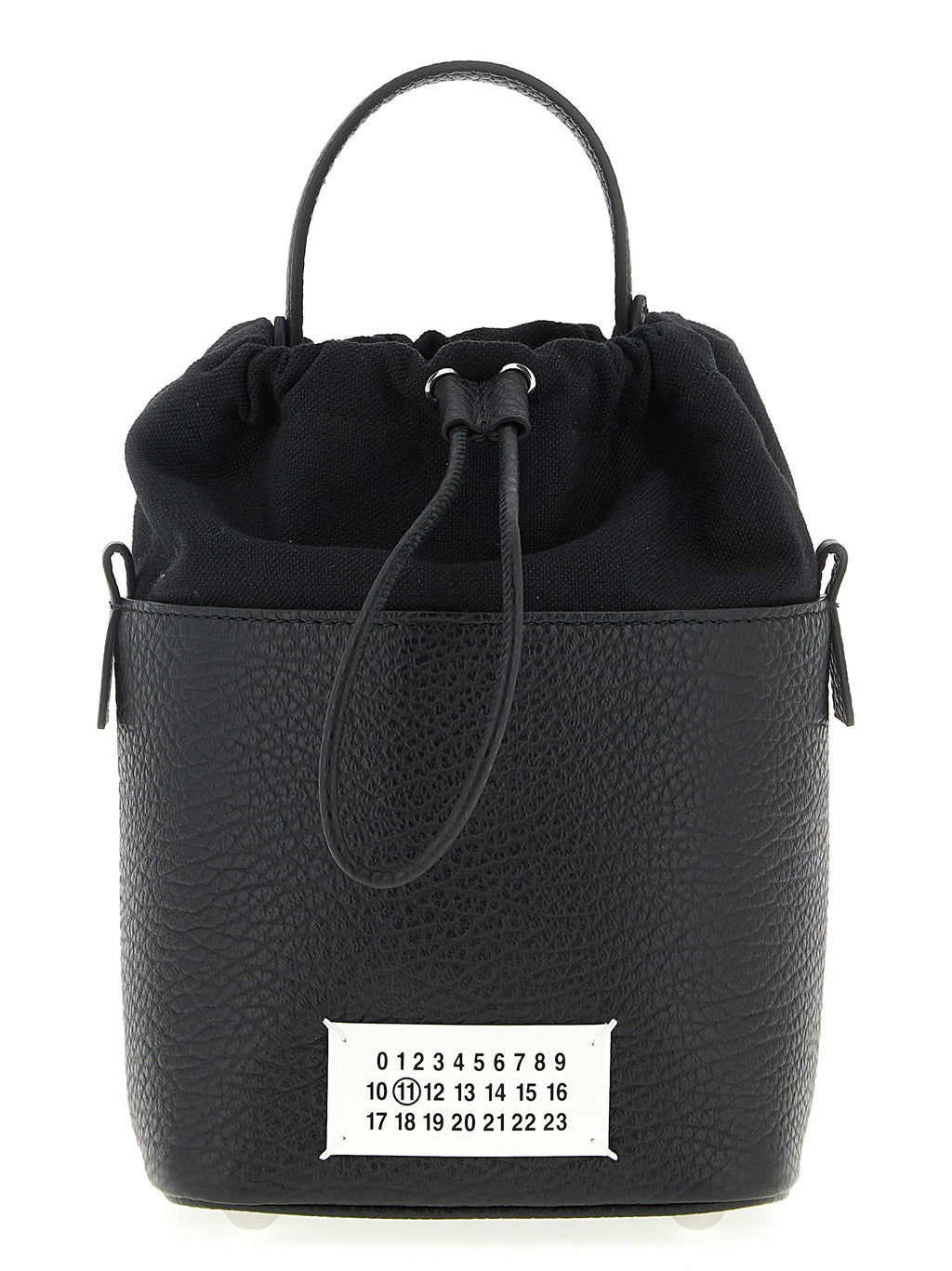 Black Calfskin Bucket Bag