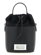 Black Calfskin Bucket Bag