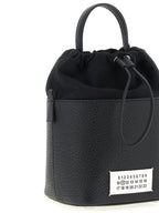 Black Calfskin Bucket Bag