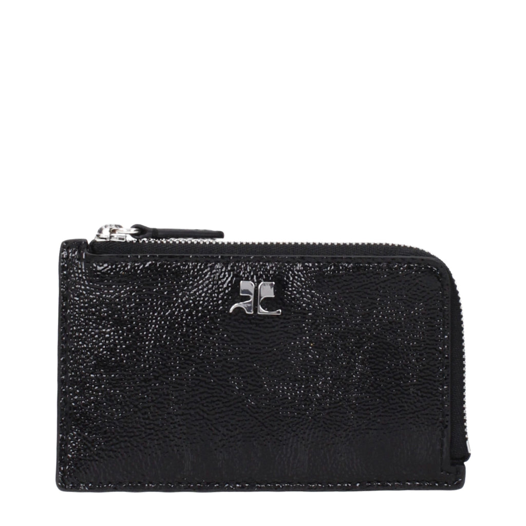 Black Leather Coin Purse