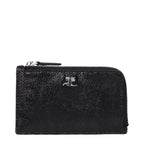Black Leather Coin Purse