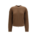 Carnet Brown Merino Wool Cardigan