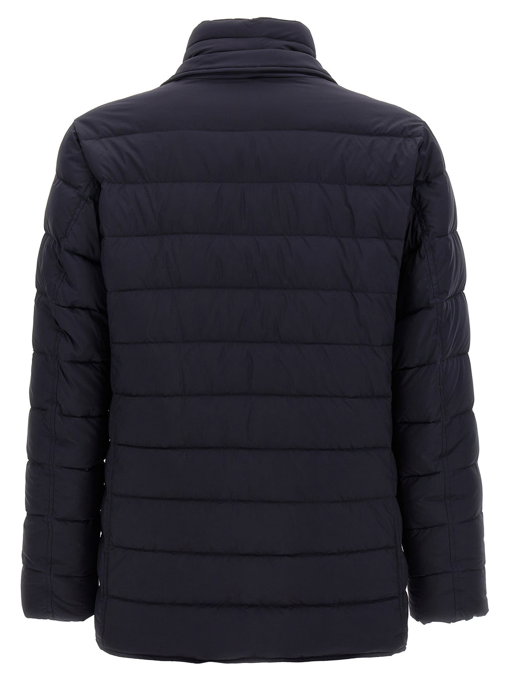 Blue Quilted Nylon Blazer