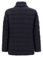 Blue Quilted Nylon Blazer