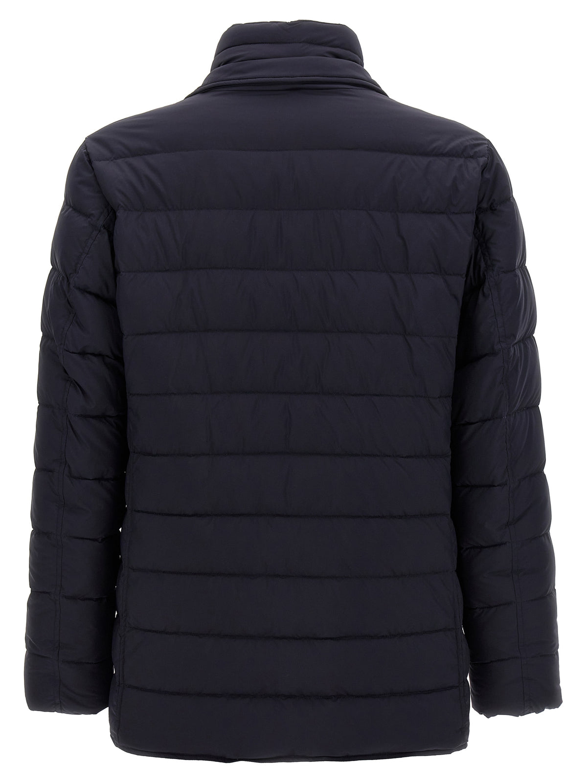 Blue Quilted Nylon Blazer