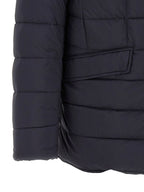 Blue Quilted Nylon Blazer