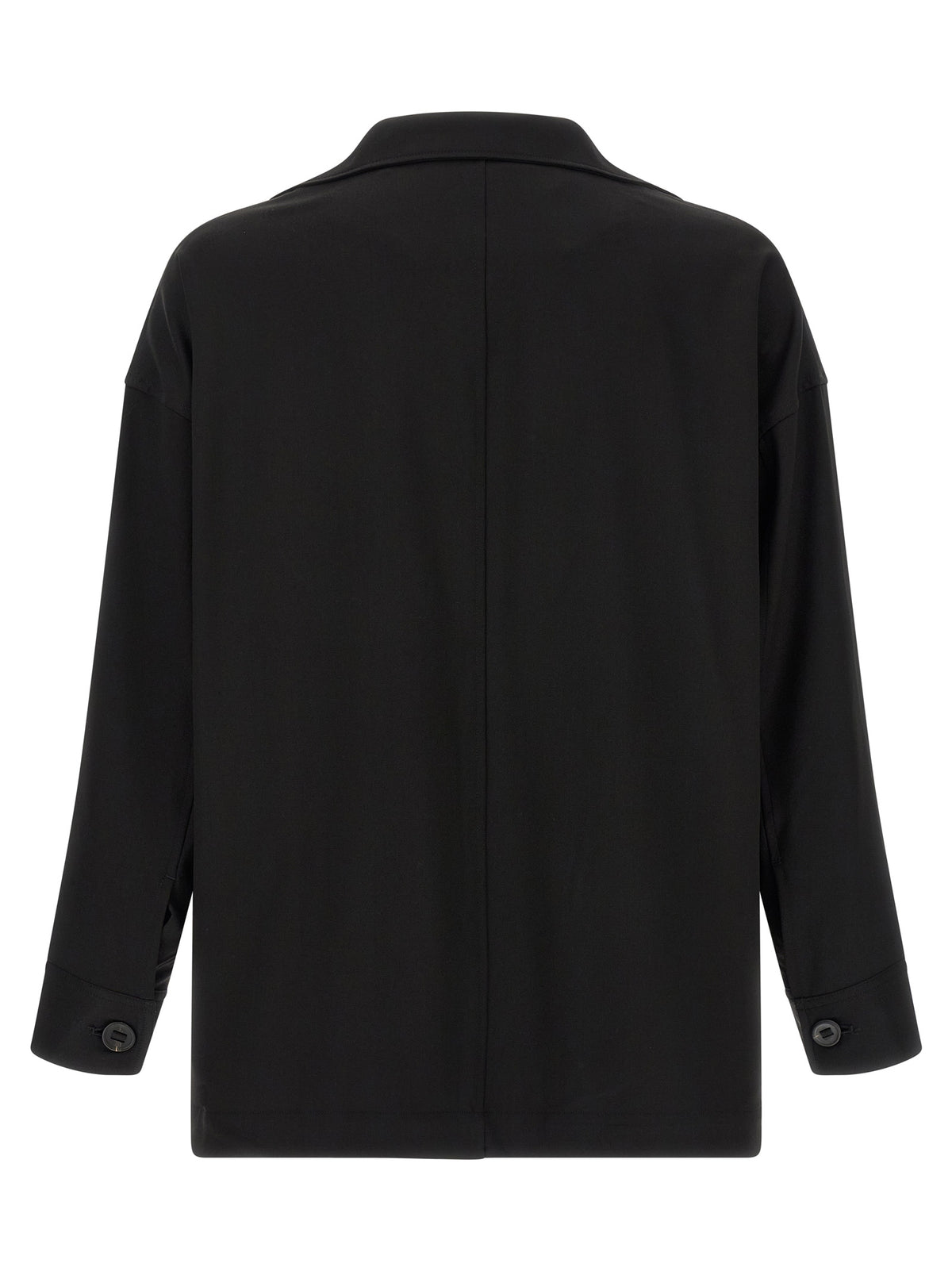 Black Wool Chore Blazer