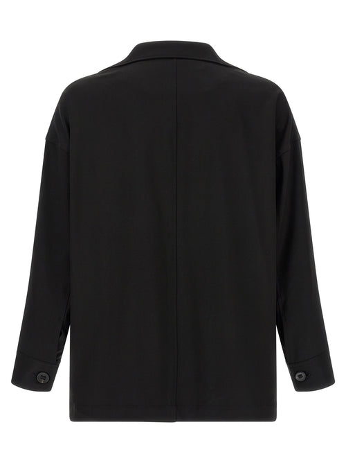 Black Wool Chore Blazer