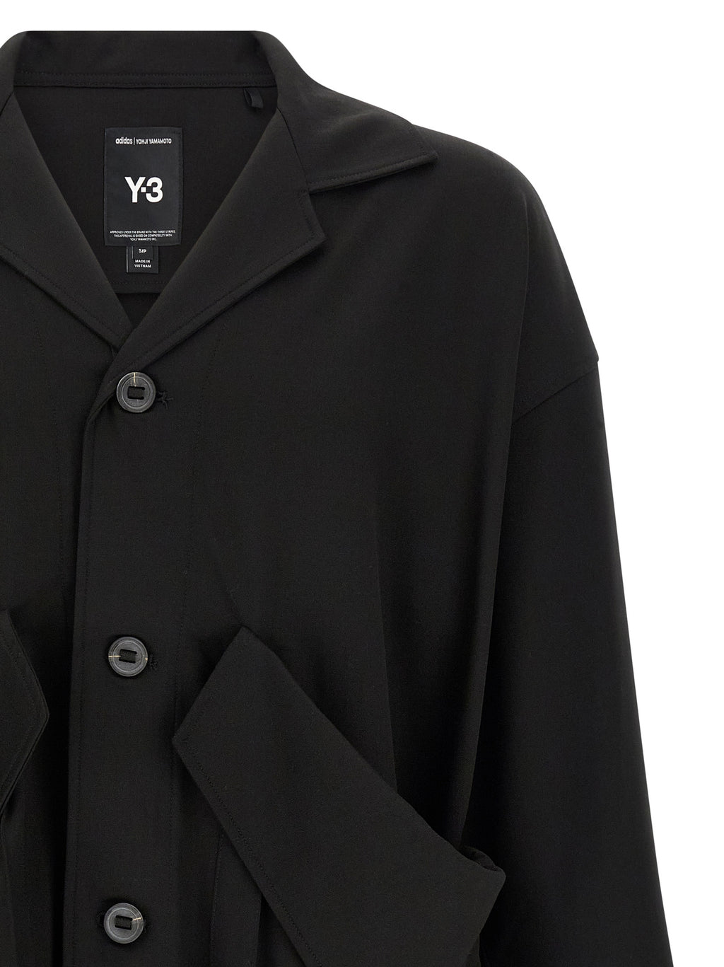 Black Wool Chore Blazer