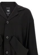 Black Wool Chore Blazer