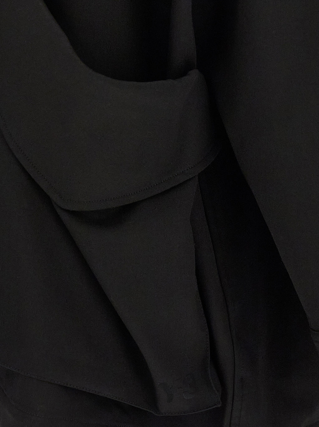 Black Wool Chore Blazer
