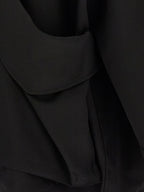 Black Wool Chore Blazer