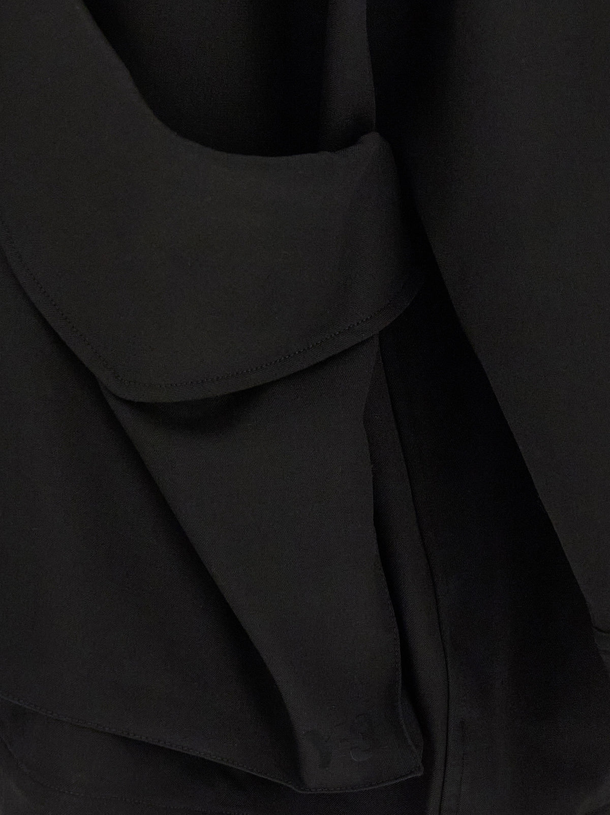 Black Wool Chore Blazer