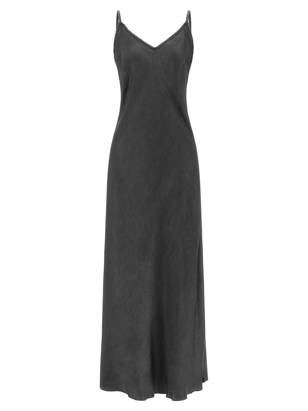 Viscose Satin Viper Long Dress