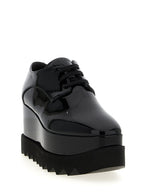 Black Polyurethane Monochrome Elyse Wedges