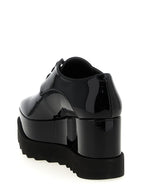 Black Polyurethane Monochrome Elyse Wedges