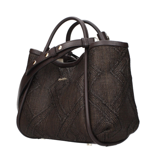 Brown Raffia Handbag