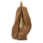 Suede Brown Shoulder Bag