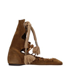 Suede Brown Ankle Boots