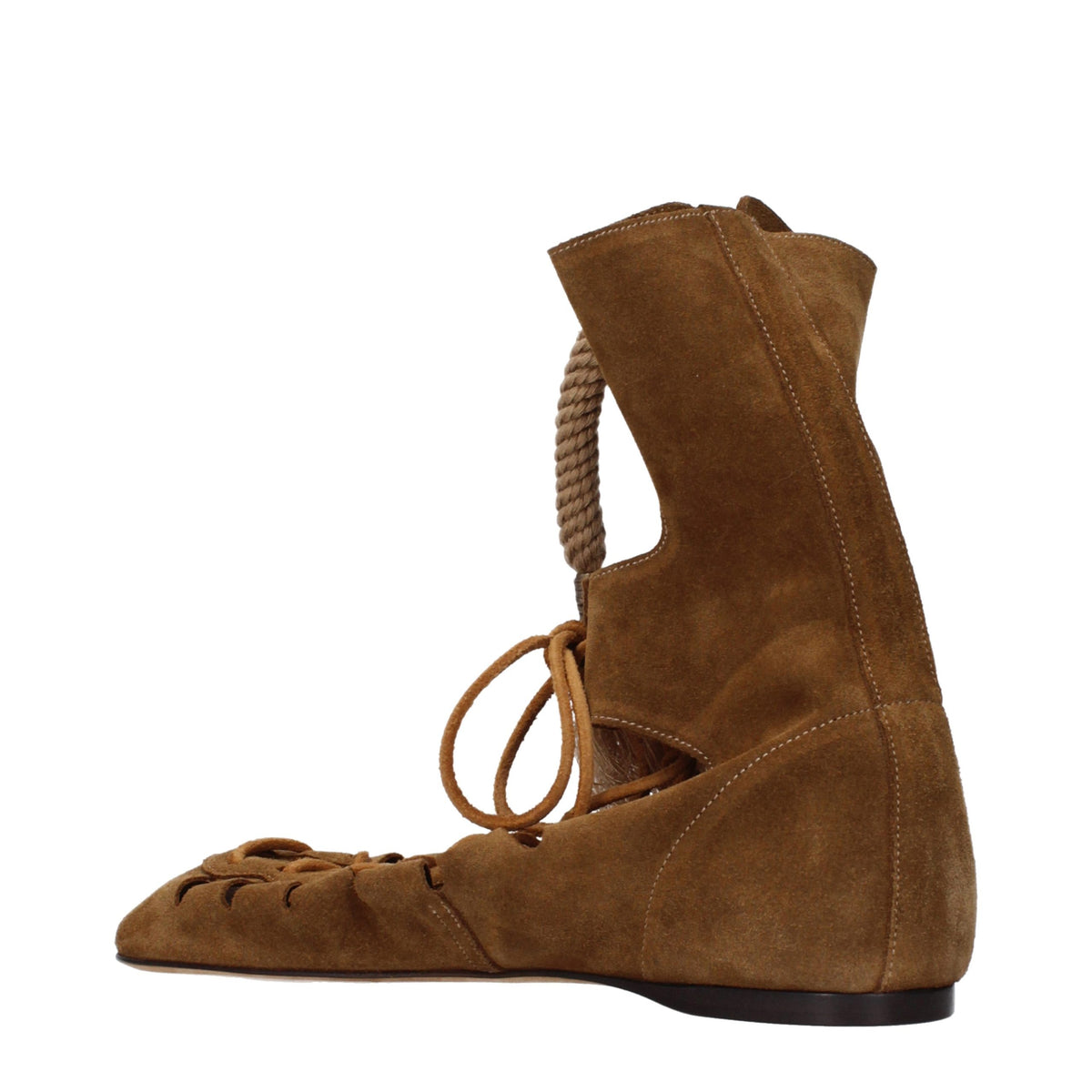 Suede Brown Ankle Boots