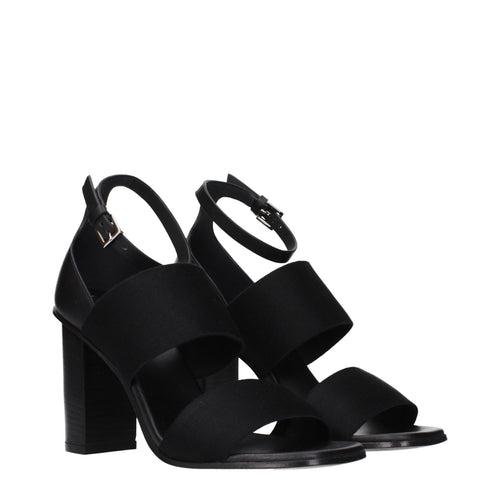 Elegant Fabric Platform Sandals